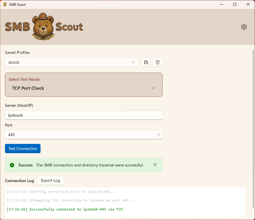 TCP Port Verification